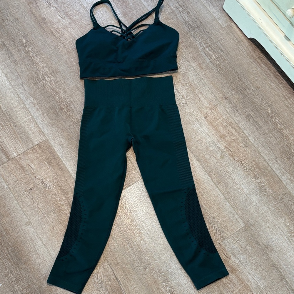 JoyLab Strappy Leggings and Top Set
